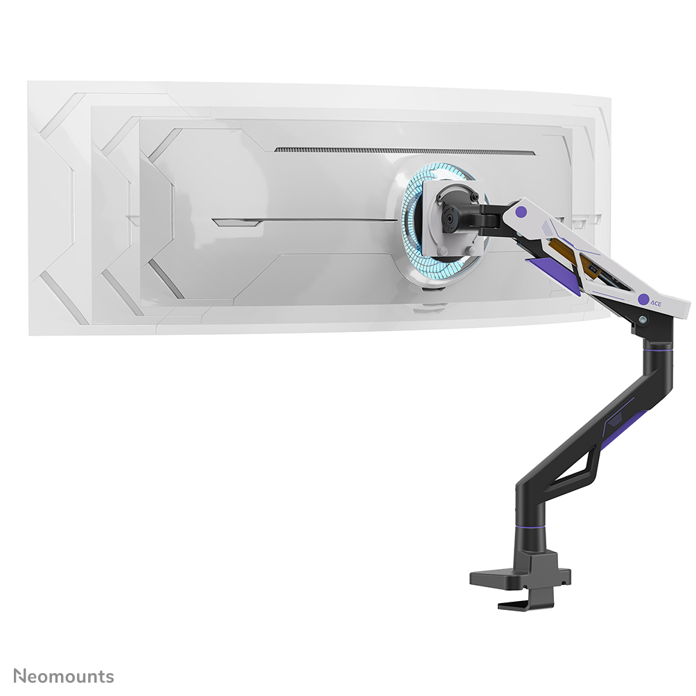 Neomounts DS70-256BL1 Monitorarm Gaming 24-57" - Gasfeder - Topfix - 180°-Stopp